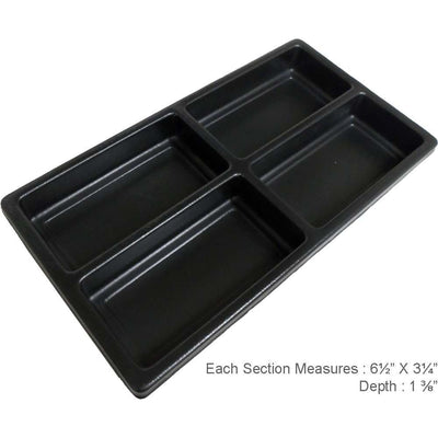 Black Tray Insert (Pack of: 2) - TJ-91169-Z02 - ToolUSA