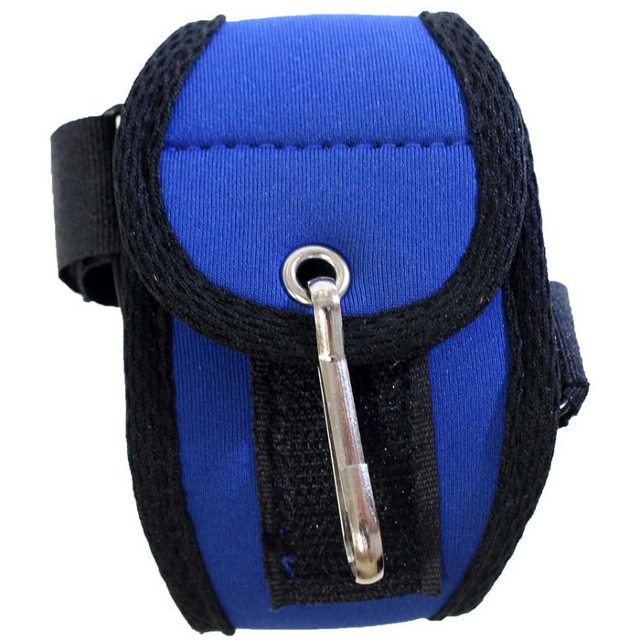 Blue Neoprene Belt-Worn Holder for Retractable Leash - B-2300BLUE - ToolUSA