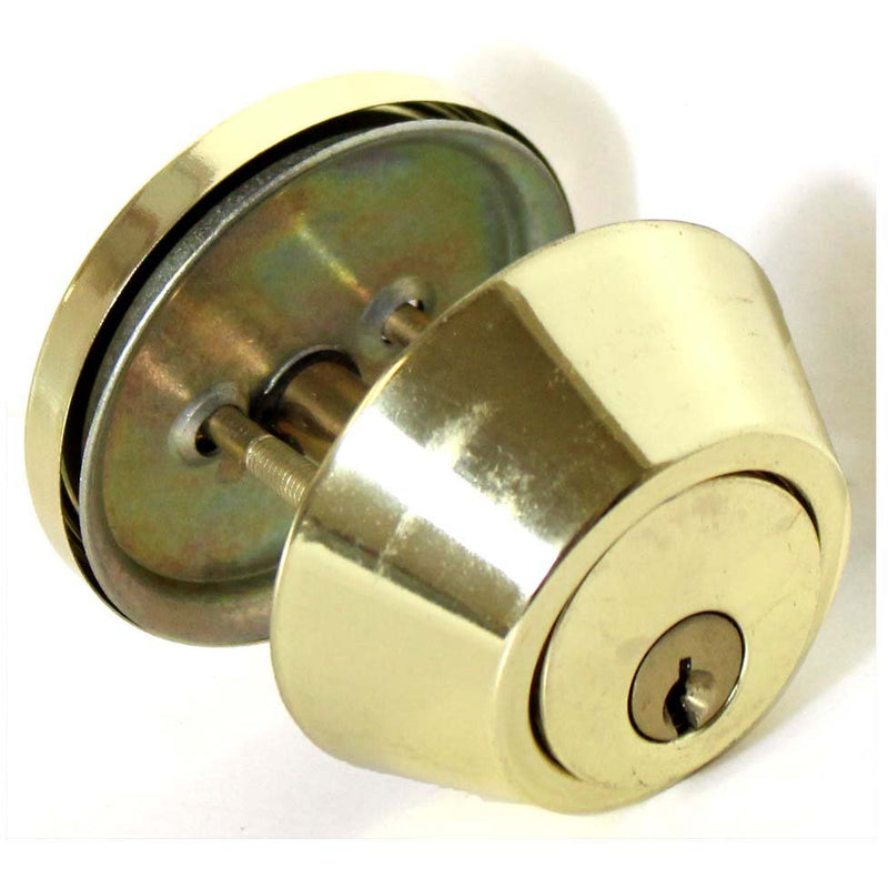 Brass Entry Lock & Deadbolt Combo - LOCK-07354 - ToolUSA