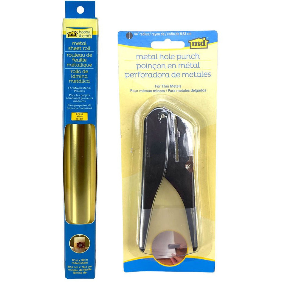 Brass Metal Roll Sheet with Hole Punch - KIT-HH-57502 - ToolUSA