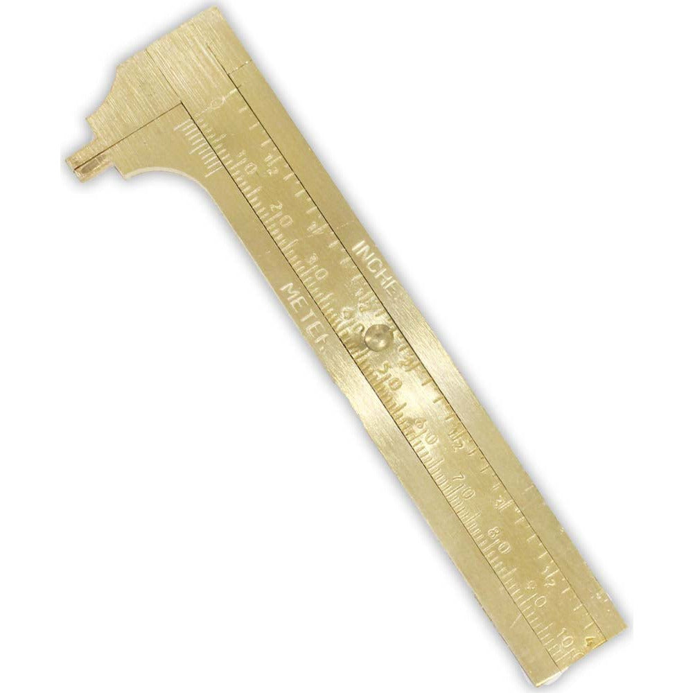 Brass Pocket Sized Caliper - ToolUSA