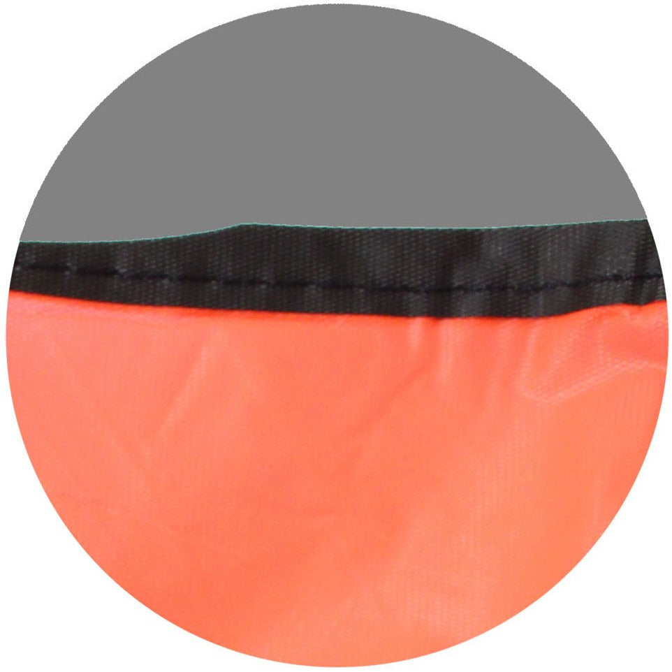 Bright Orange Vinyl Safety Vest - Oversized Arm Holes - Fits Waist Up To 55" - SF-33330 - ToolUSA