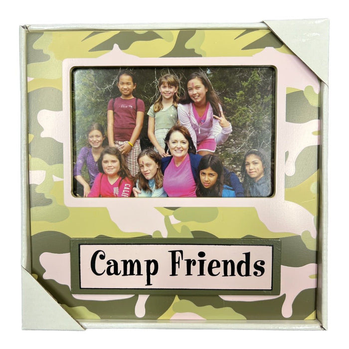 Camp Friends Decorative Photo Frame, 8 x 8 Inches - HH-WF-10573 - ToolUSA