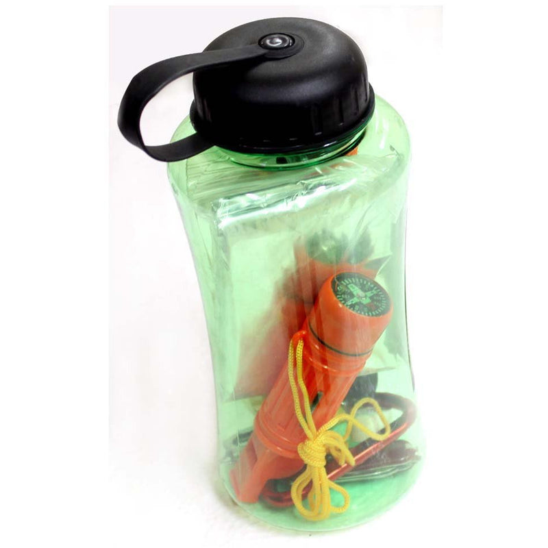 Camping & Emergency Essentials Kit with Multi-pocket Vest - KIT-JACKBOT - ToolUSA