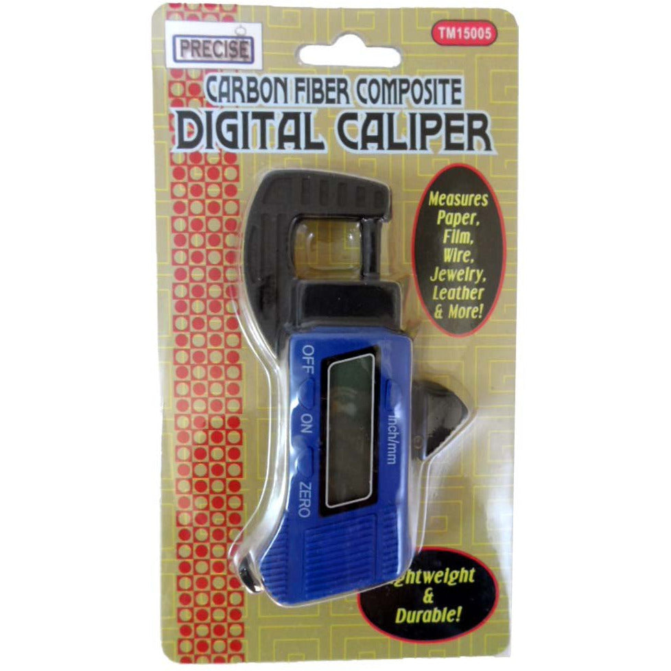 Carbon Fiber Composite Digital Caliper & Thickness Gauge - TM-15055 - ToolUSA