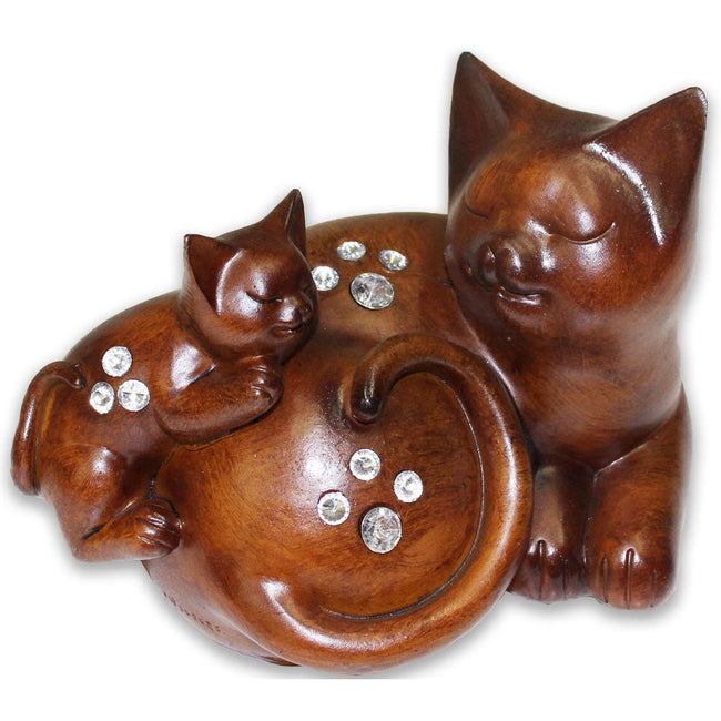 Cats Statuette - Mother and Kitten - 207-1443-YX - ToolUSA