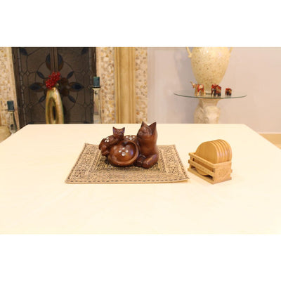 Cats Statuette - Mother and Kitten - 207-1443-YX - ToolUSA
