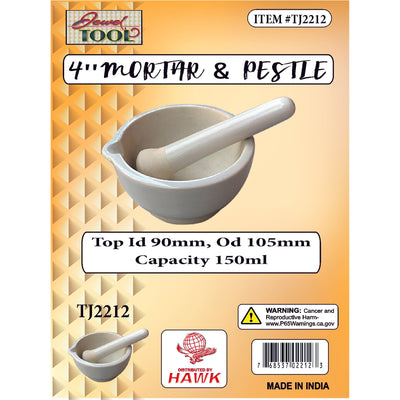 Ceramic Bowl and Pestle - TJ01-02212 - ToolUSA