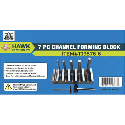 Channel Forming Block, for Sheet Metal - TJ-29343 - ToolUSA