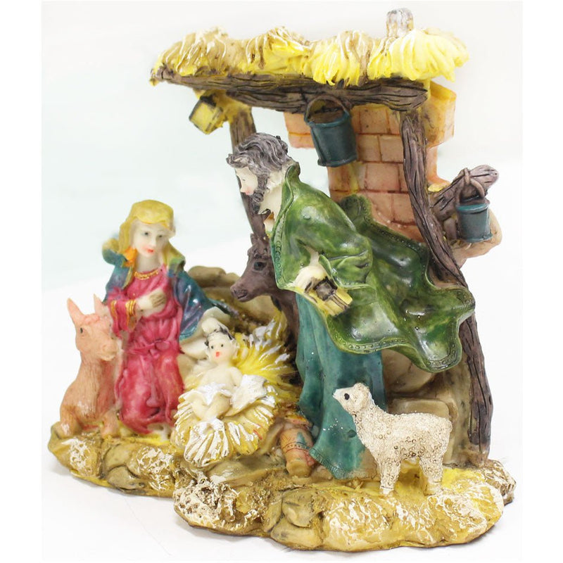 Christmas Nativity Scene - Classic Depiction - Polymer Clay Statuette - 202-1245-YX - ToolUSA