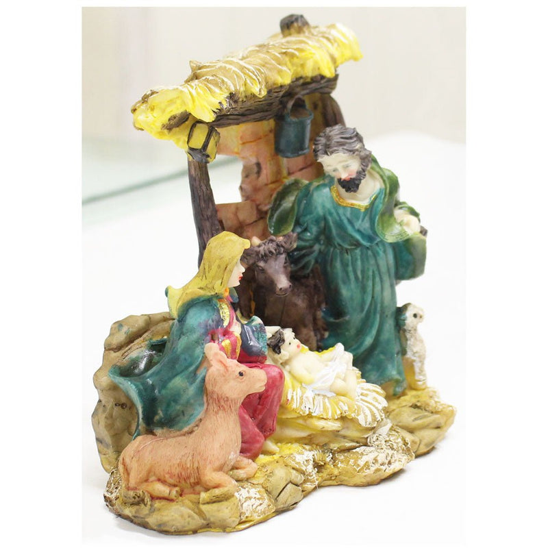 Christmas Nativity Scene - Classic Depiction - Polymer Clay Statuette - 202-1245-YX - ToolUSA