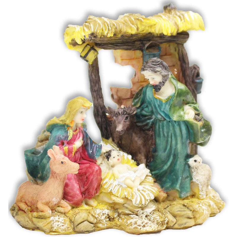 Christmas Nativity Scene - Classic Depiction - Polymer Clay Statuette - 202-1245-YX - ToolUSA