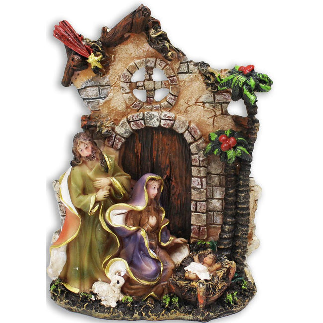 Christmas Nativity Scene - Classic European Design - Polymer Clay Statuette - 202-1240-YX - ToolUSA