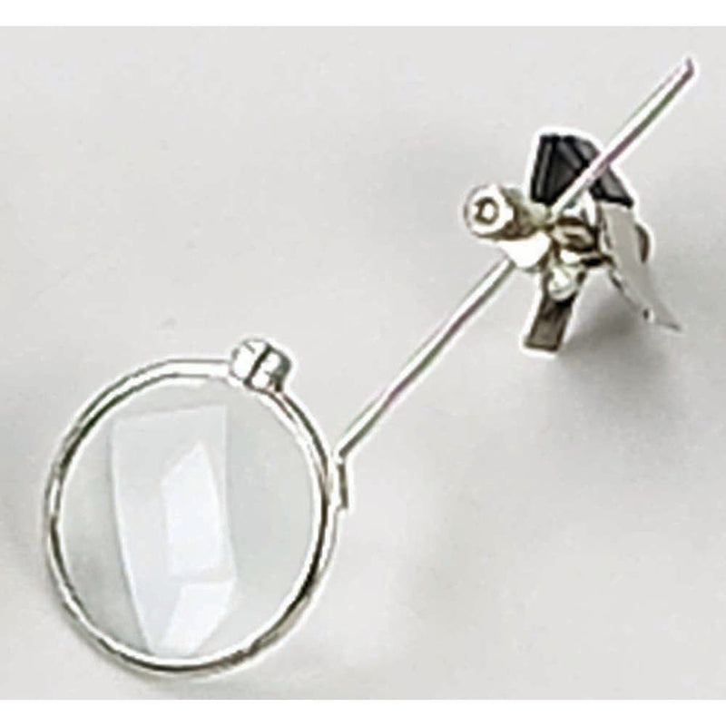 Chrome Loupe for Eyeglasses - 10X Power - MG-00922 - ToolUSA