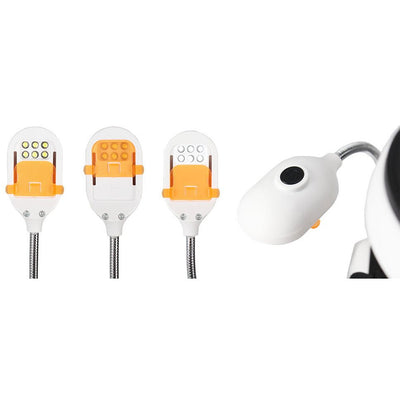 Clamp Magnifier With 2 Clamps, 3 Lenses 6 LED's And Soldering Iron Stand - MG8945AA-L6 - ToolUSA