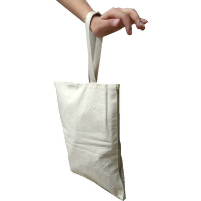 Cotton Canvas Zipper Bag with Handle Strap - AB-70012 - ToolUSA