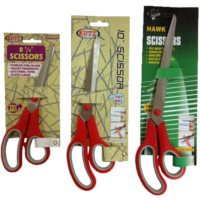 Deluxe 3 Piece Office Scissors Set - KIT-SC97120 - ToolUSA