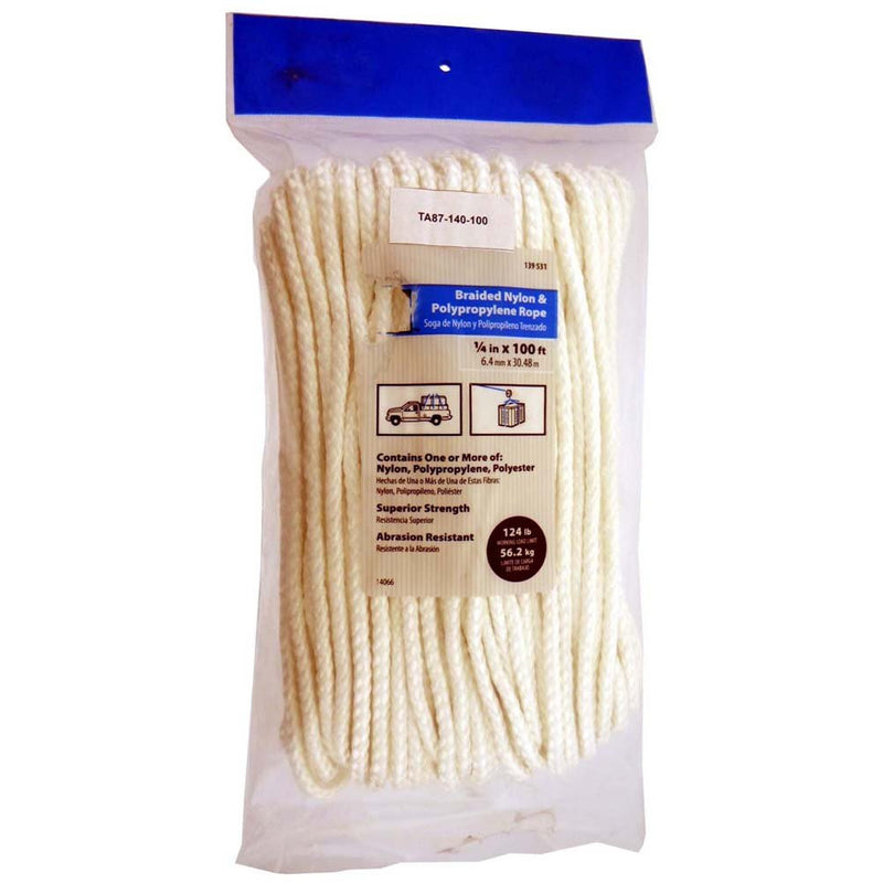 Diamond Braided Nylon, Multi-purpose Rope - ToolUSA