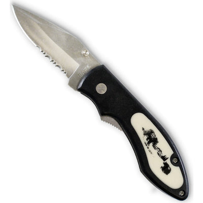 DIRK HUNTING KNIVES: 3 Inch Blade Knive With Bear Design on the Handle - PK-20699 - ToolUSA