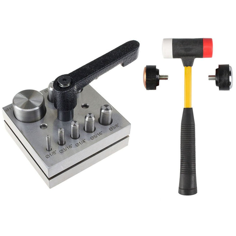 Disc Cutter with Brass Multi-Head Mallet - ToolUSA