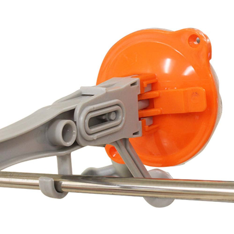 Drying Rack With Stainless Steel Poles And Suction Cup Installation - D-HANGER-YX - ToolUSA