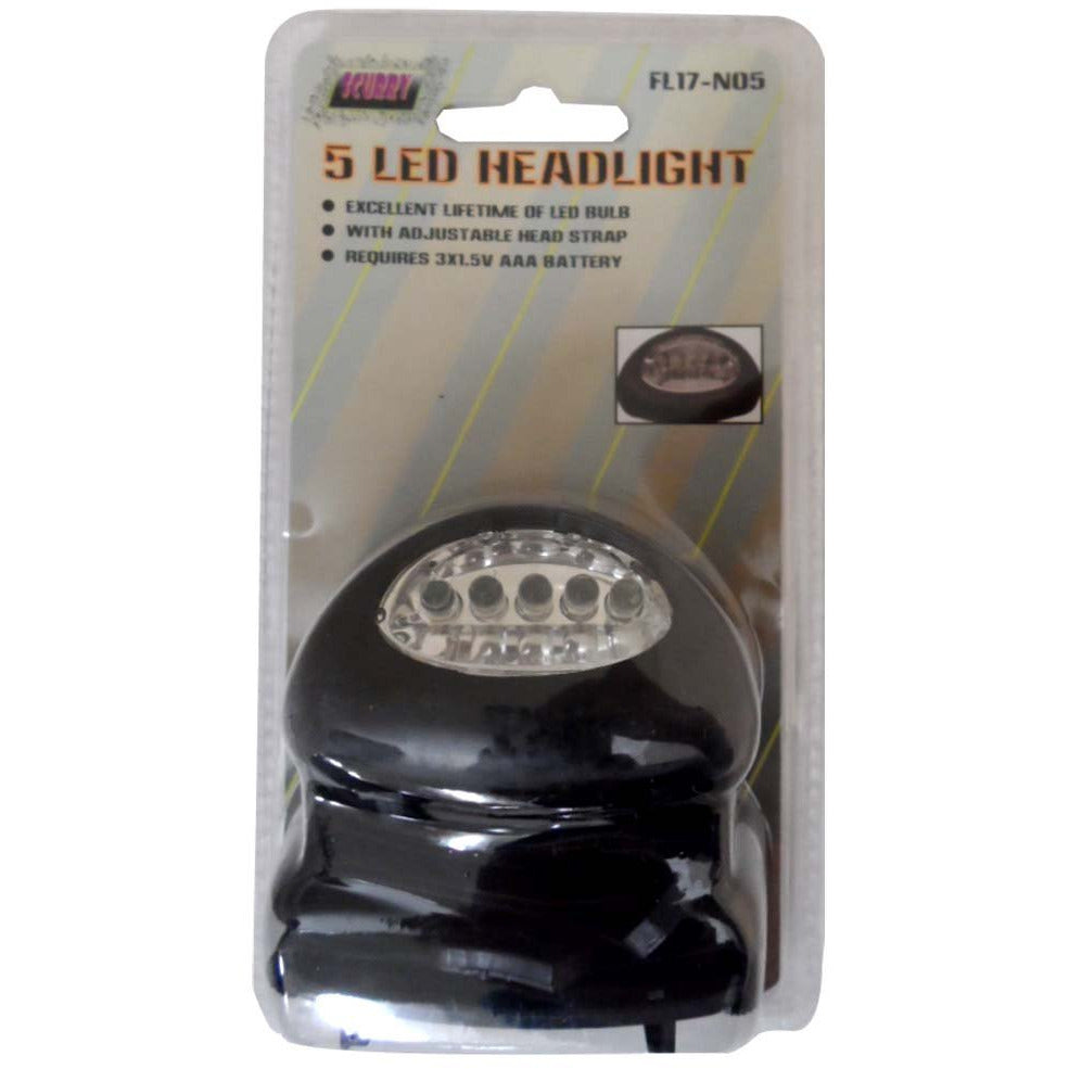 Dual Function 5 LED Head-Worn Light - FL-54685 - ToolUSA