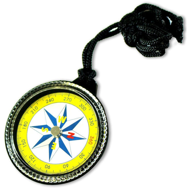 Easy-to-Read Compass with Long Lanyard (Pack of: 2) - PC-90762-Z02 - ToolUSA