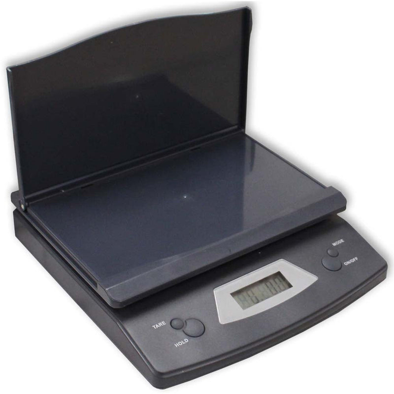 ELECTRONIC 50LB X0.5OZ POSTAL SCALE (KG- G- LBS) WITH "HOLD" FUNCTION - DS-90119 - ToolUSA