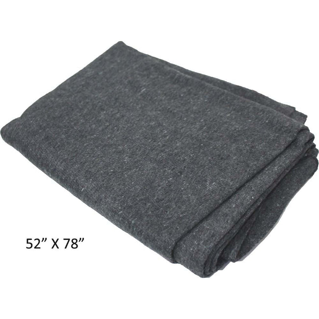 Emergency Blanket with 50% Wool & 50% Synthetic Fabrics, 53x78 Inch - TC-43809 - ToolUSA