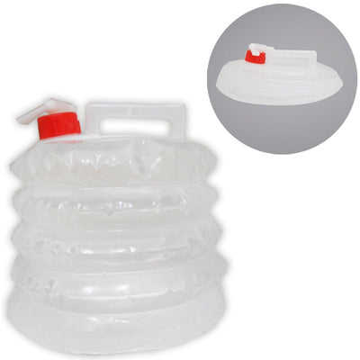 Expandable Collapsible Water Carrier Bag Container Jug - 5 Liter - Food-Safe - TA-94600 - ToolUSA