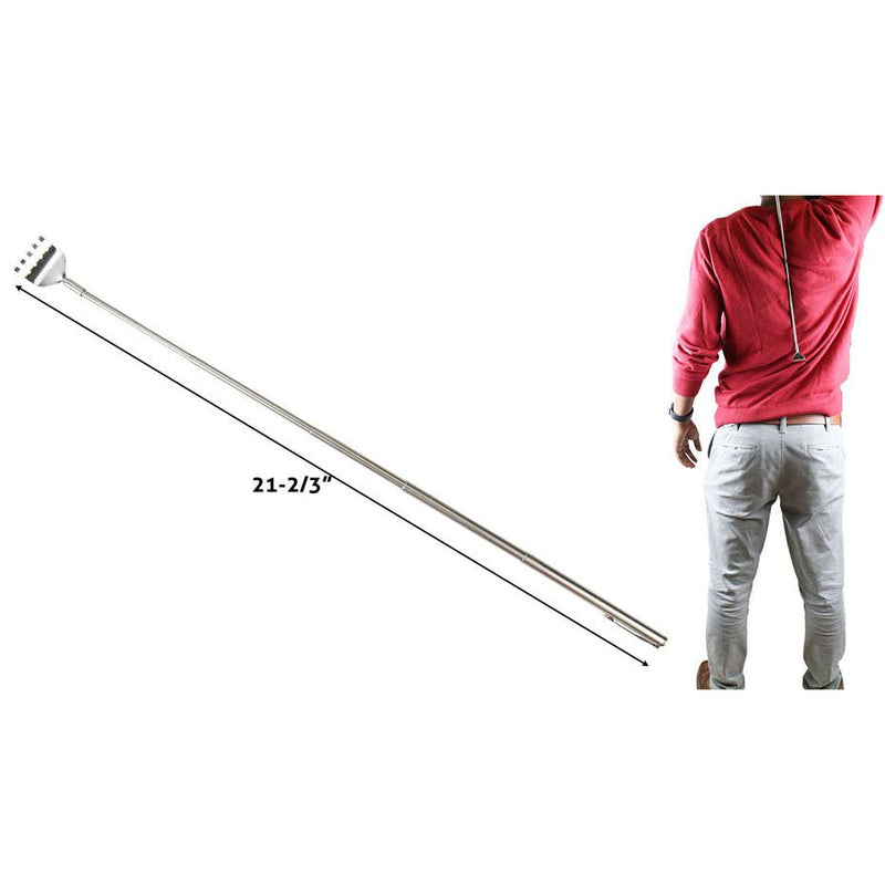 EXTENDABLE STAINLESS STEEL BACK SCRATCHER - S1-08873 - ToolUSA