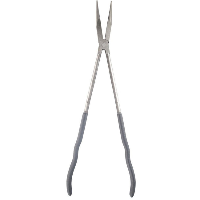 Extra Long Nose Plier with Orange and Black Handles - TP-28980 - ToolUSA