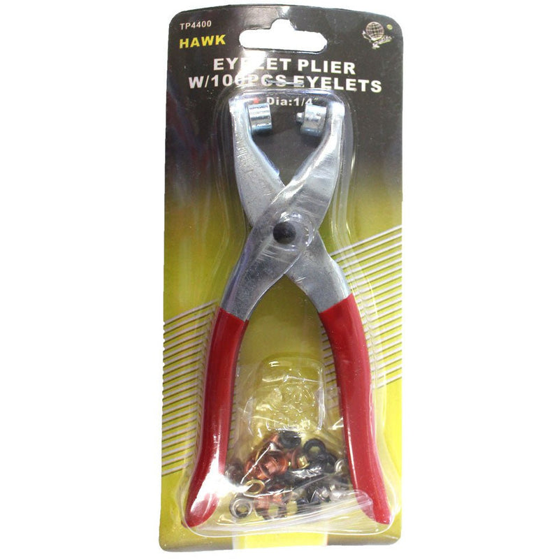 Eyelet Pliers with 100 Eyelets Included (Pack of: 1) - TP-14400 - ToolUSA