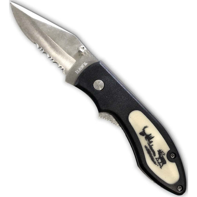 Folding Deer Pocket Knife - PK-20688 - ToolUSA