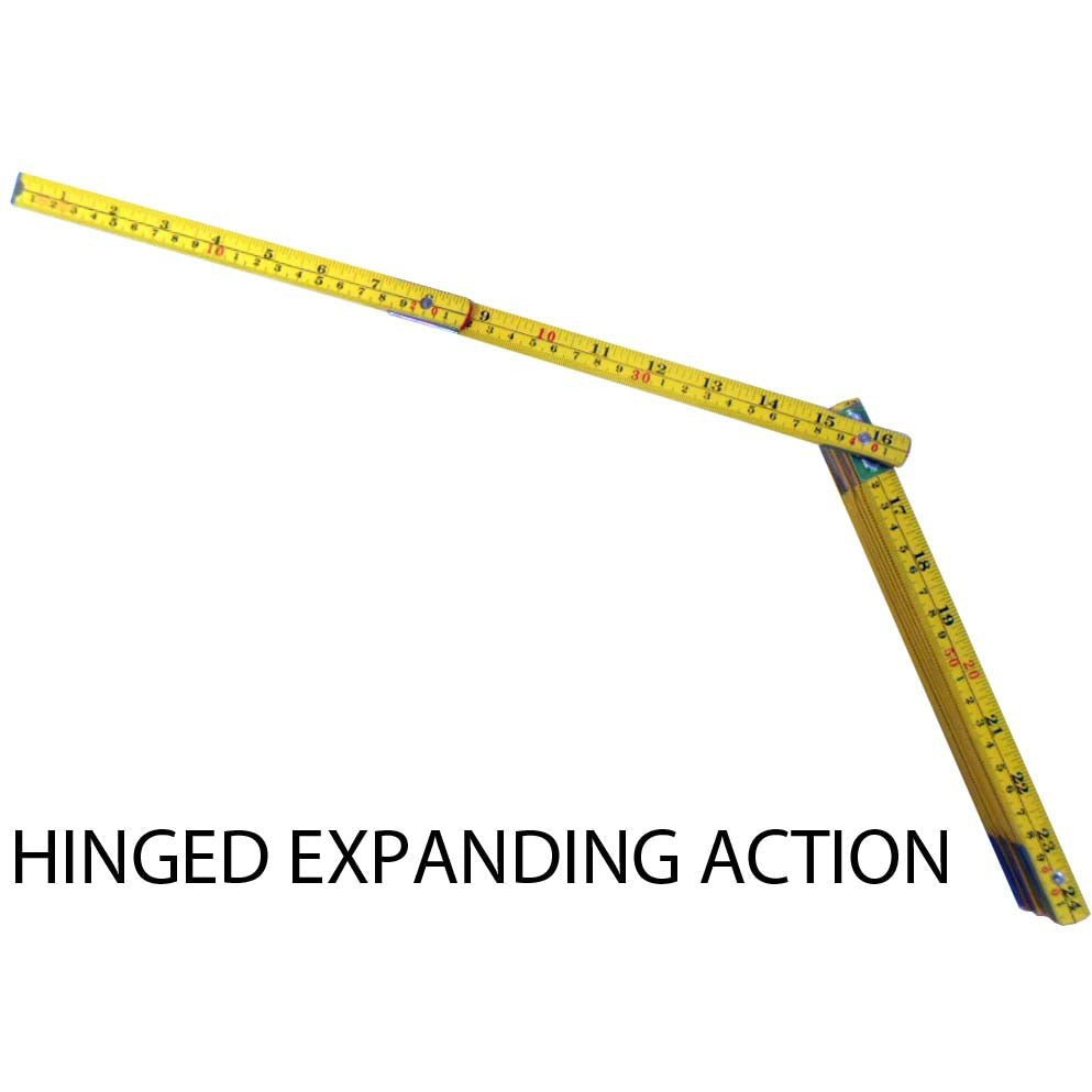 Folding Wood Ruler - 10 Folds - For Carpentry & Masonry - TM-14868 ...