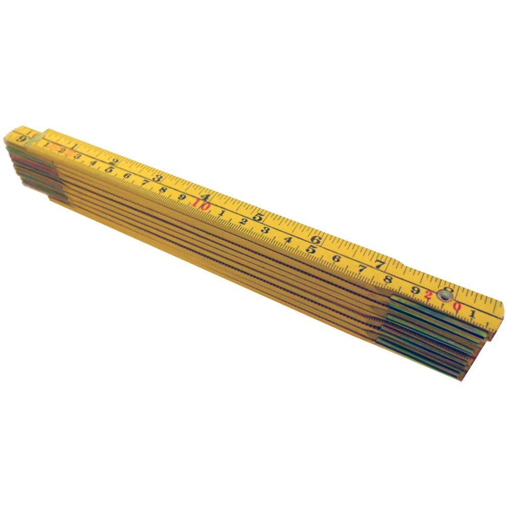 Folding Wood Ruler - 10 Folds - For Carpentry & Masonry - TM-14868 ...