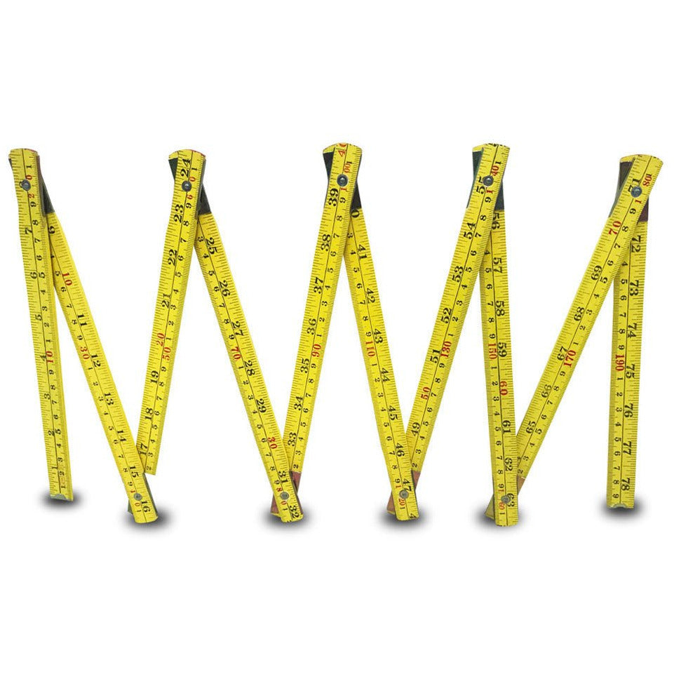 Folding Wood Ruler - 10 Folds - For Carpentry & Masonry - TM-14868 ...