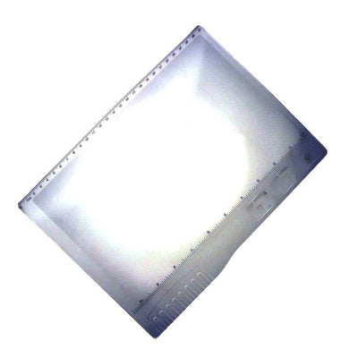 FULL PAGE ACRYLIC FRESNEL MAGNIFIER 8" X 10.75" - MG-15060 - ToolUSA