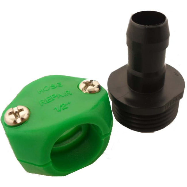 Garden Hose Repair Unit Reusable Male End (Pack of: 2) - TU-29414-Z02 - ToolUSA