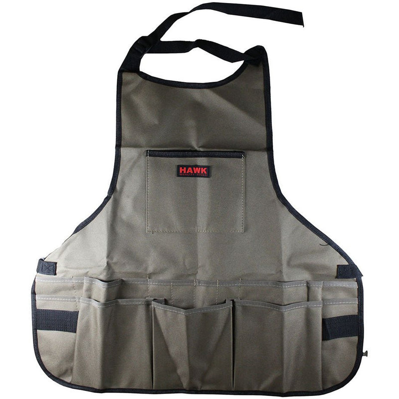 General Purpose Bib Style Apron with 14 Pockets And Quick-Release Buckle at Waist - AB-APRON-NB - ToolUSA
