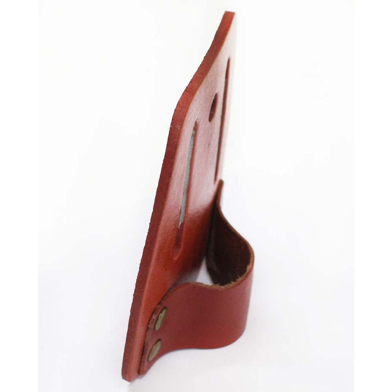 Genuine Leather Belt-Worn Hammer Holder with Rivet Reinforcement - AT010 - ToolUSA