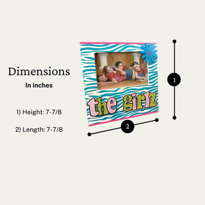 Girls Decorative Picture Frame, 8 x 8 Inches - HH-WF-10467 - ToolUSA