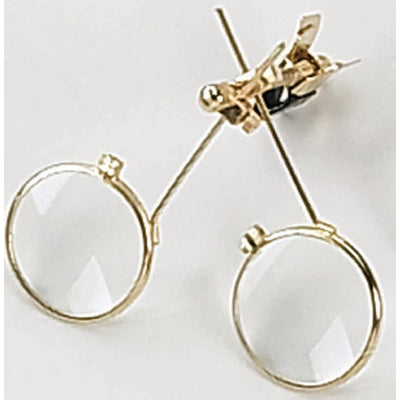 Gold Double Lens Loupe for Eyeglasses - 5X Power Each - MG-91922 - ToolUSA