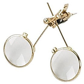 Gold Double Lens Loupe for Eyeglasses - 5X Power Each - MG-91922 - ToolUSA