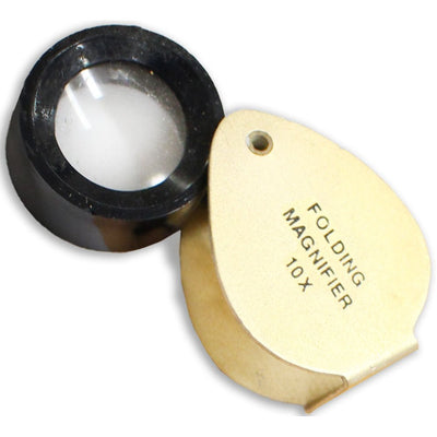 Gold Jeweler's Loupe - 10X Power (Pack of: 2) - MG-10750-Z02 - ToolUSA