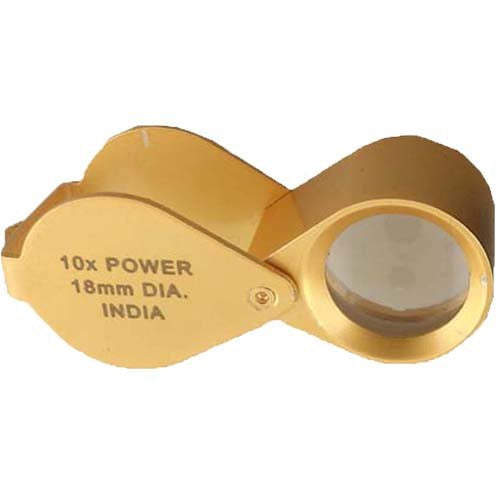 Gold Jeweler's Loupe - 10X Power - TJ-29955 - ToolUSA