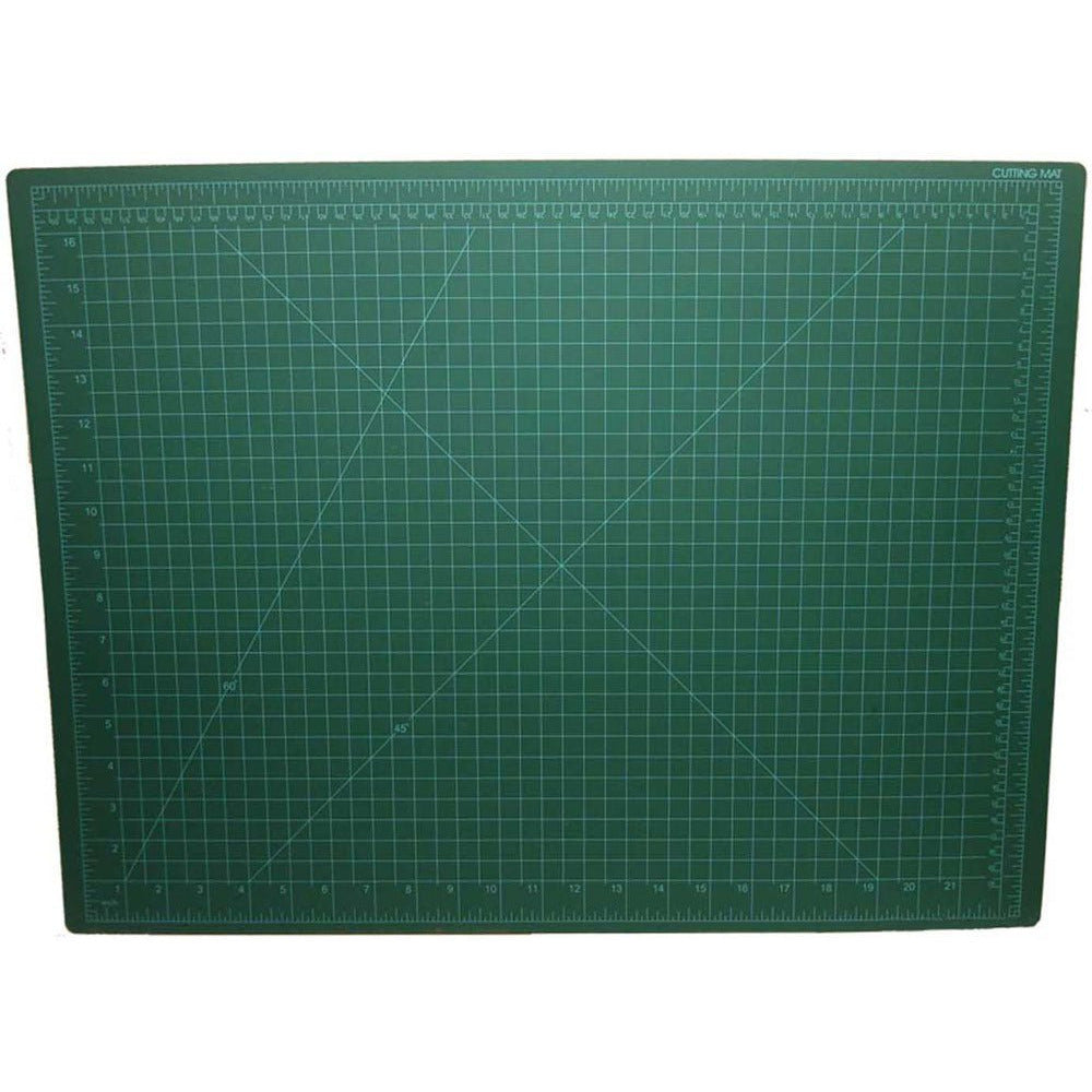 Green Cutting Mat with Pre-Marked Grid Lines - 18x24 Inch - CR-91824 - ToolUSA