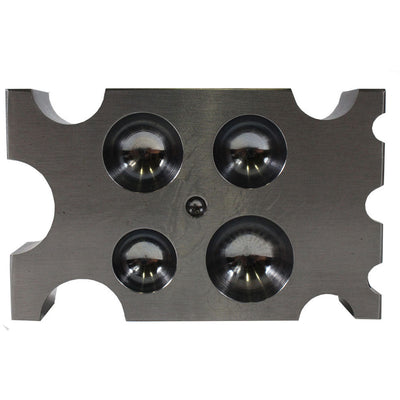 Half Spheres & Half Cylinders Dapping Block - TJ01-09830 - ToolUSA