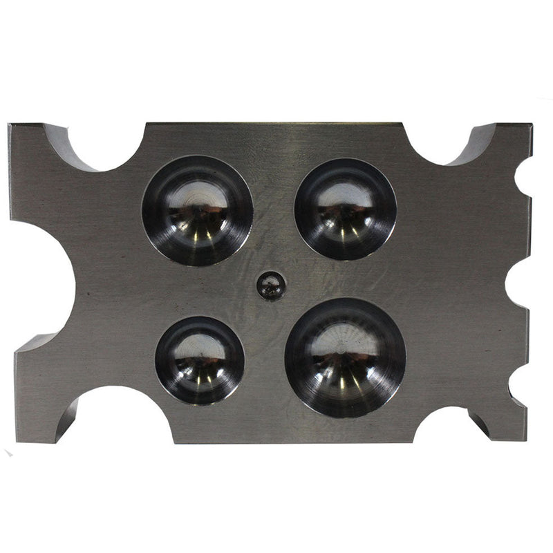 Half Spheres & Half Cylinders Dapping Block - TJ01-09830 - ToolUSA
