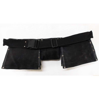 Hawk Black Leather Double Tool Pouch - AS-97888 - ToolUSA